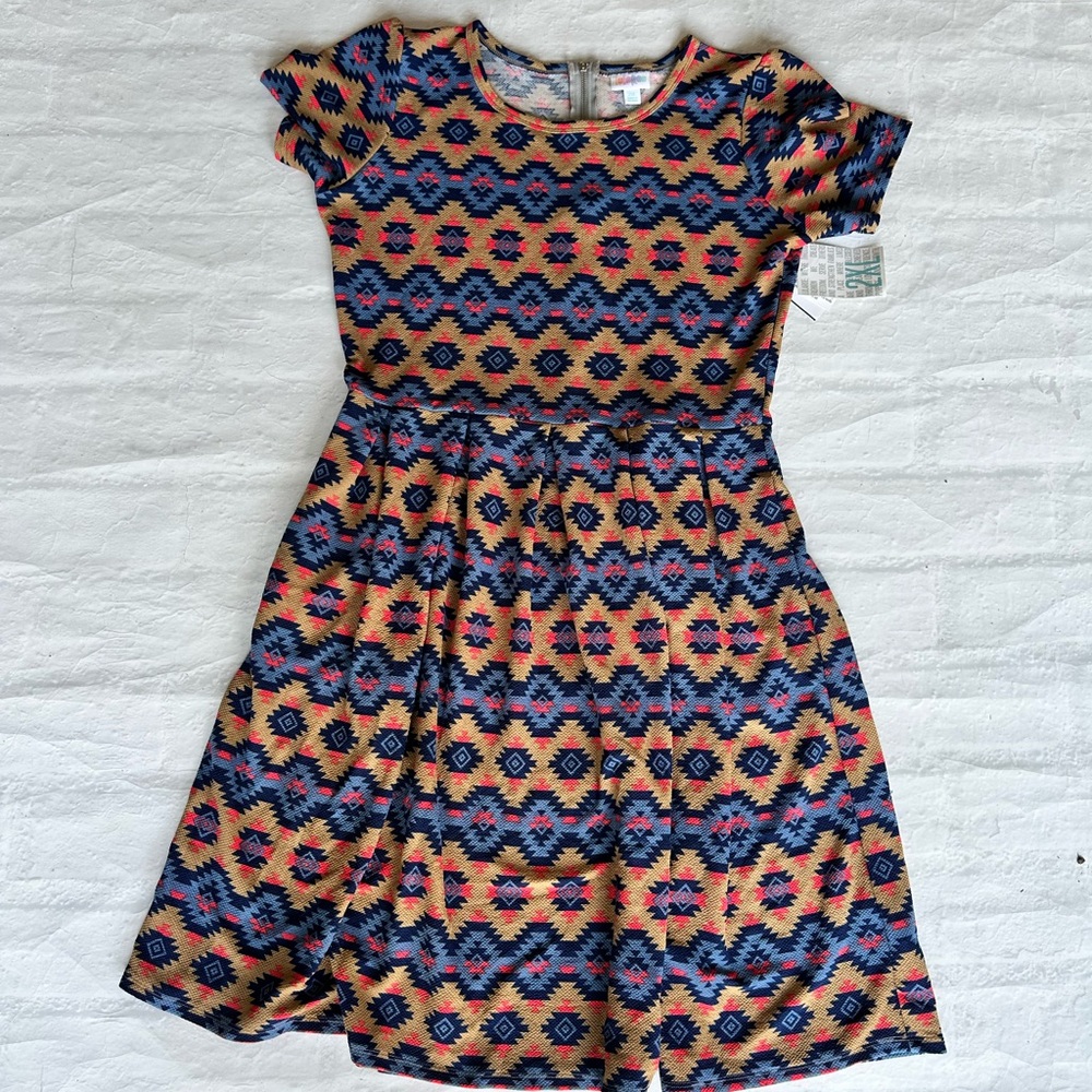 NWT 2XL Amelia Dress with Pockets and Pleats